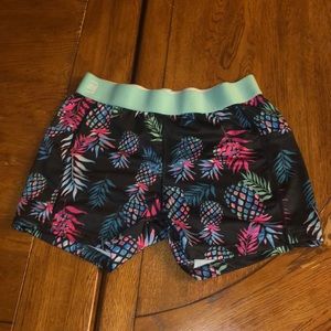 Fitspi Pineapple Workout Shorts